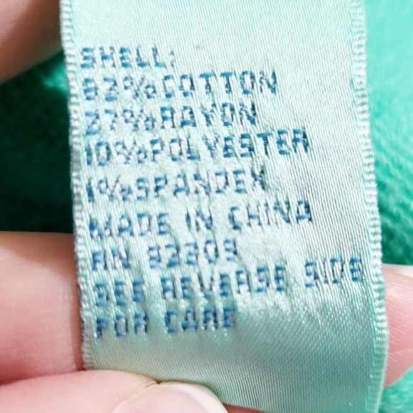 DG2 by Diane Gilman Turquoise Embellished Snap Front Jacket Shirt Women’s Medium - Picture 12 of 13